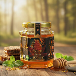 Kashmir Organic Wild Forest Honey - 100% Raw & Unprocessed | 350g